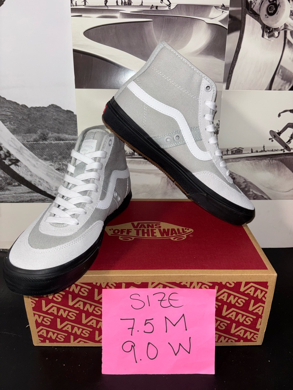 Vans Crockett High sz 7.5 Men’s 8.0 Women’s
